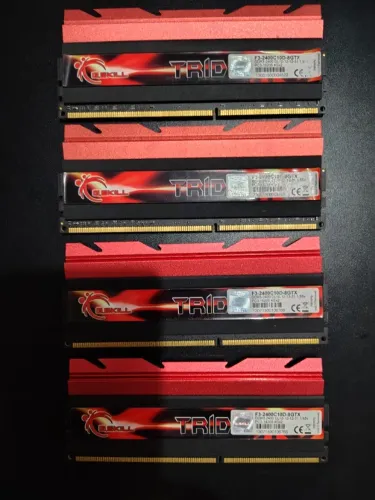 Memória Ddr3 16gb 4x4gb Gskill Trident 2400mhz
