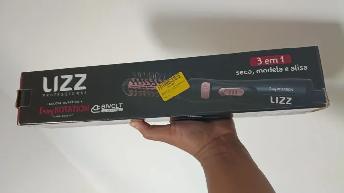 Escova modeladora 3 em 1 Lizz