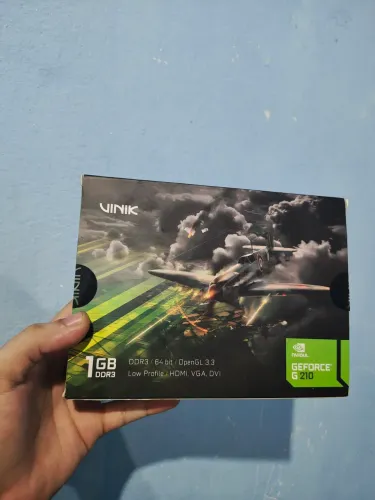 Placa de vídeo 1giga nova