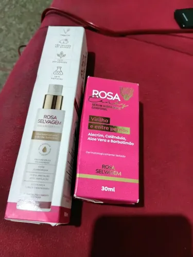 Vendo um rosa selvagem 100ml,e um serum rosa selvagem 30 ml