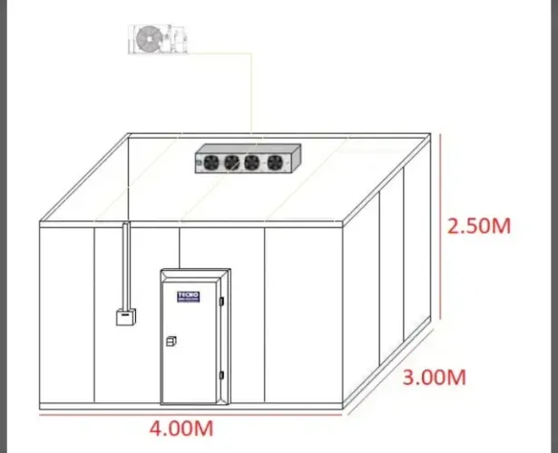 CAMARA FRIA 3X4 RESFRIADA - TECNO MAQUINAS