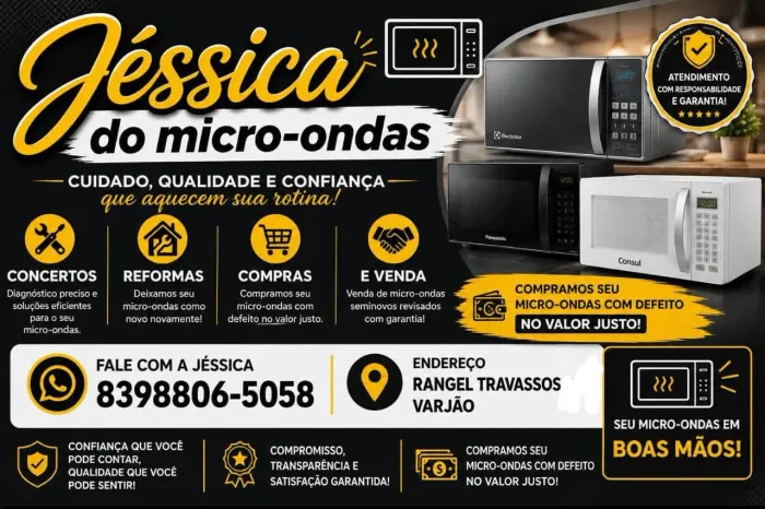 COMPRAMOS SEU MICRO-ONDAS COM DEFEITO PAGAMOS ENTRE 20,00 ATE 80,00