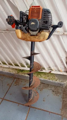 Perfurador de solo gasolina