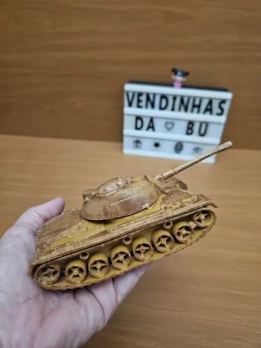 Carrinho antigo tanque de guerra Gulliver 