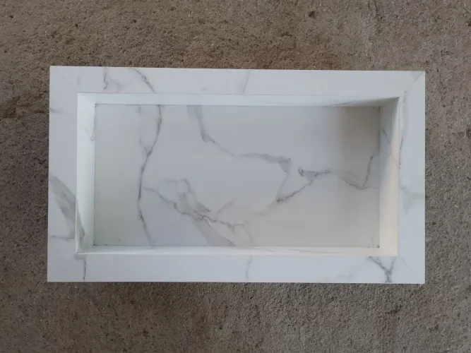 Nichos para banheiro em porcelanato!