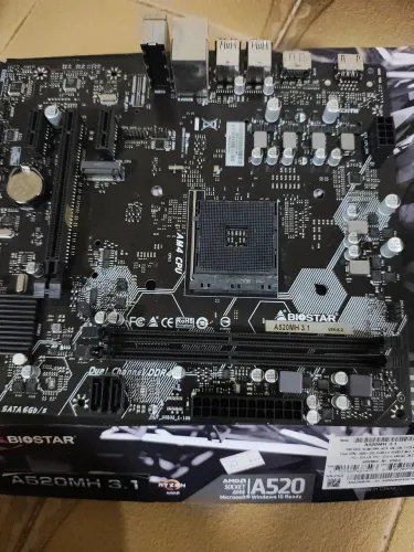 Placa mãe amd am4 biostar a520