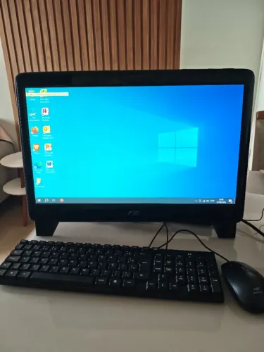 PC All in One AOC 20" | SSD + HD 500GB | 4GB RAM | Win 10 + Office (Pronto p/ Usar)