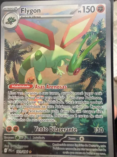 Cartas Pokémon TCG - Flygon, Dewgong, Wigglytuff, Mega Gengar EX e Mega Diancie EX