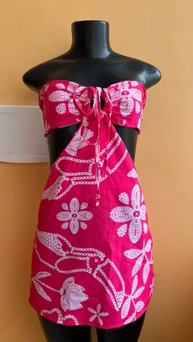 VESTIDO ESTAMPADO,TAMANHO ÚNICO