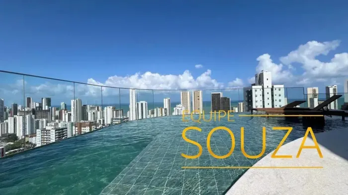 Praia de Gameleira | Boa Viagem - Recife/PE |1 quarto| 30 m² |Rooftop |Pronto para morar e