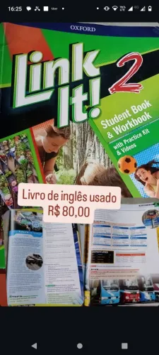 Vendo livro de inglês Link It! 2