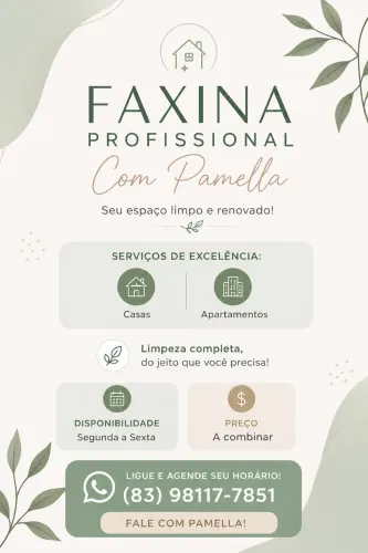 Faxina e Diárias