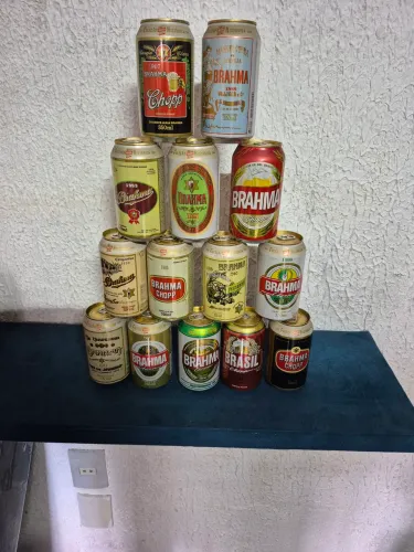 Coleção latas históricas Brahma