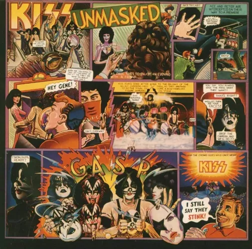 Vinil KISS "Unmaaked" (1980) usado