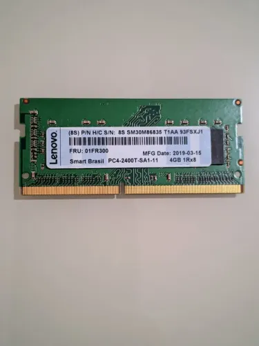 Memória RAM 4gb DDR4 Notebook SODIMM SMART