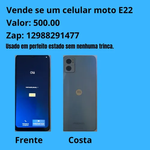 Vende se celular moto E22
