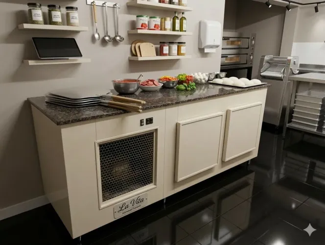 Balcão serviço refrigerado usado Ártico 