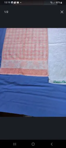 14 toalhas de rosto usadas