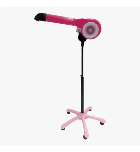 Secador para Pet Shop Atacama Profissional com Pedestal Rosa 2600W