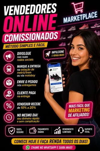 Vendedores online comissionados