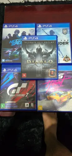 Combo 5 Jogos PS4 