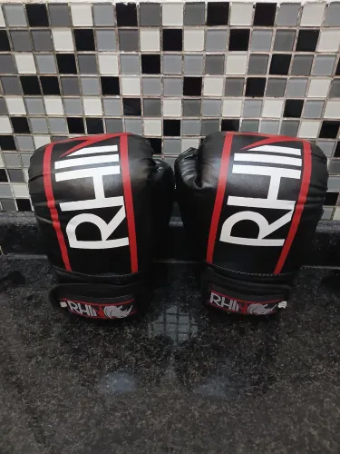 Par de luvas para Boxe/Muay thai - Rhino 14oz unissex