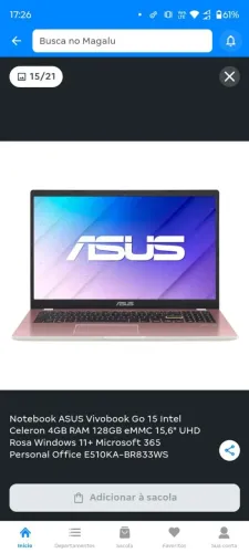 Notebook Asus