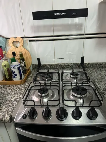 Fogão de embutir 4 bocas Brastemp