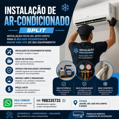 Instalação de Ar Condicionado Split