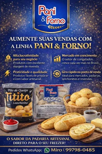 Vendo Pão francês e Pão de queijo Congelado 