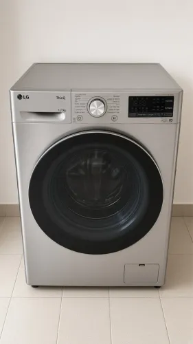 Máquina de Lavar e Secar LG 12kg VC4 CV5012PC4 com IA | 1 Mês de Uso | Nota Fiscal