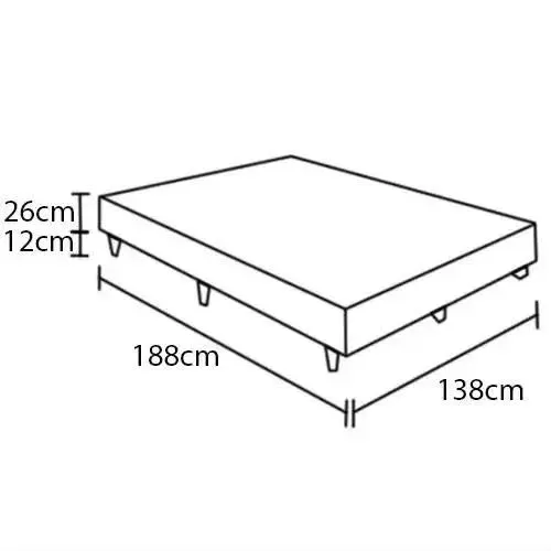 Base pra cama de casal.