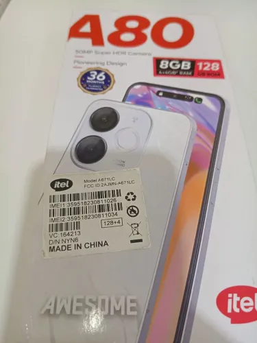 Celular Intel A80 - 128GB + 8GB Memória 