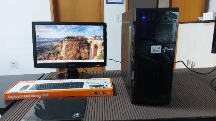 pc completo core i3-4170 3.7GHz 8Gb memória ram SSD 120GB HD 500GB