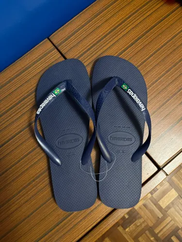Chinelo havaianas azul