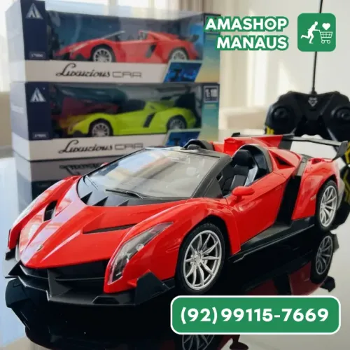 Carrinho Controle Remoto Super Lambo Luxo