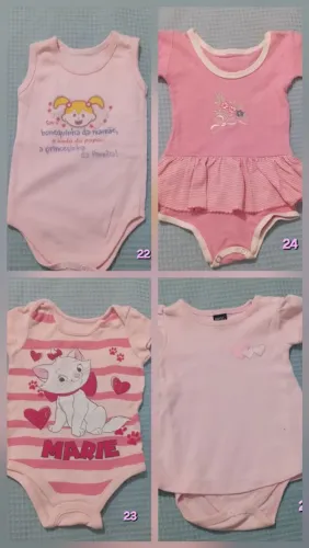 Lote de roupas para bebê 0-3 meses
