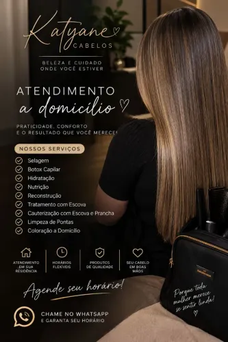 ? Cabeleireira a Domicílio | Selagem, Botox e Tratamentos Capilares. ?58073-999.<br>