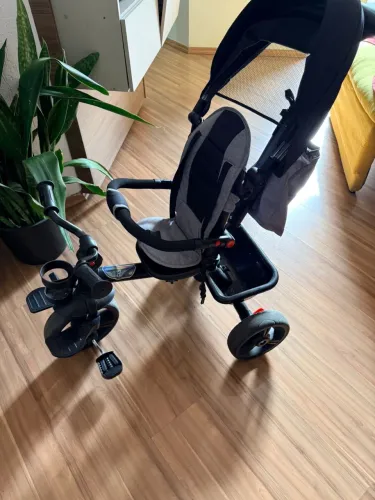 Triciclo infantil Waygo cinza
