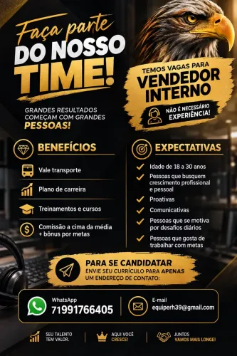 Vagas de emprego