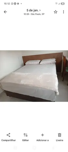 Cama box de casal com colchão novo