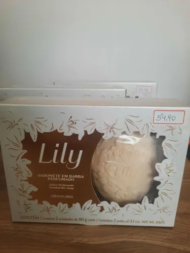 Presente sabonetes Lily O Boticário