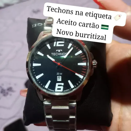Techons na etiqueta Novos original