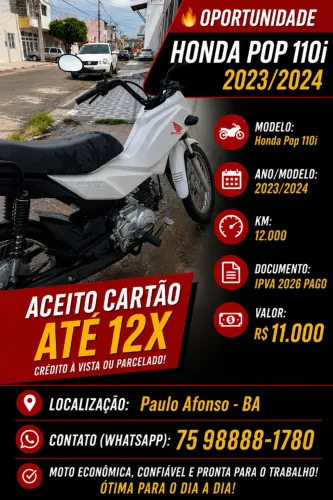 Honda pop 110i 2023