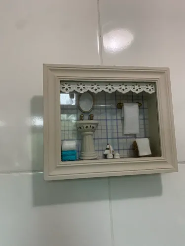 Quadro decorativo lavabo