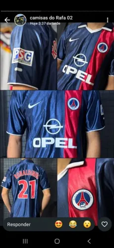 Camisas retrôs de time