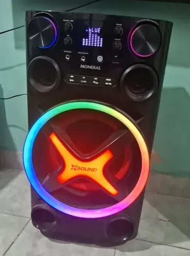 Caixa amplificada mondial 1200w nova potente