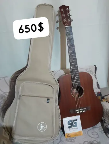 Violão Tagima Baby Mahogany com Capa, Capotraste