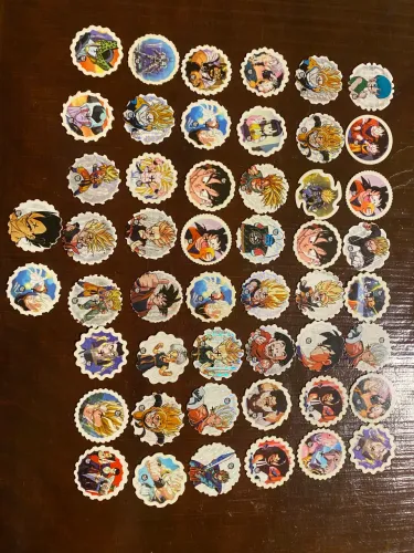 Tazos Dragon Ball Z perfeito estado