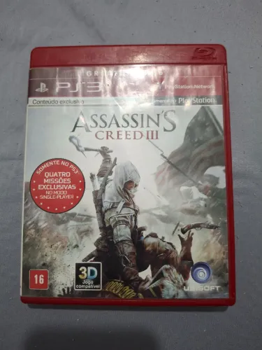 Jogo Assassin's Creed 3 (Edição Greatest Hits) - PS3 Original